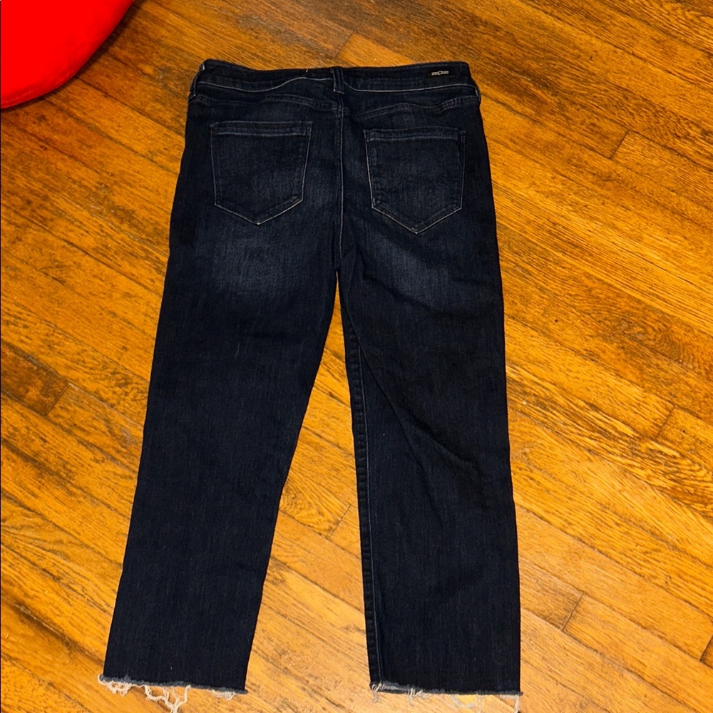 Liverpool Dark Indigo Women's Ankle Jeans - Picture 4 of 5